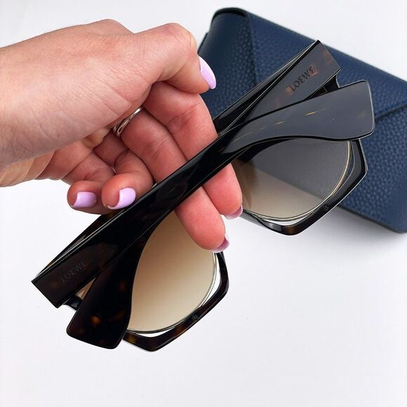 Loewe LW40012F FILIPA MASK  52F Sunglasses Shiny Havana Gradient Brown Women main image 6